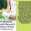 Woman's Health Guide Pocket Dietary Tracker and Wellness Tips