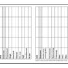 Custom Men's Health Record and Dietary Pocket Chart