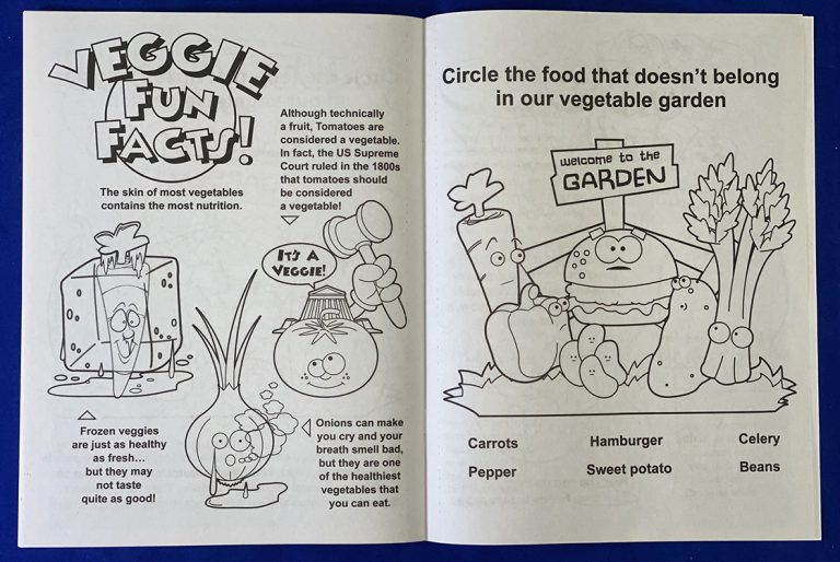 Vegetables Taste Great! Coloring Book