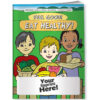 eat healthy coloring and activity book