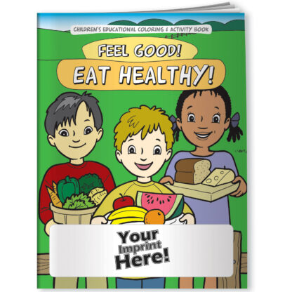 eat healthy coloring and activity book