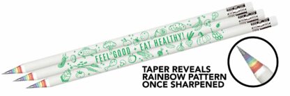 feel good and eat healthy nutrition awareness pencils