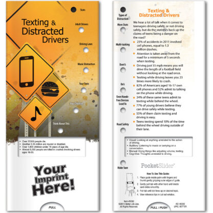 Texting and Distracted Driving Brochure Slider