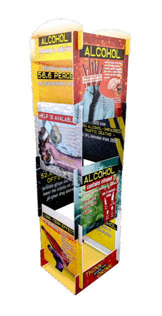 Alcohol Addiction Tabletop Display