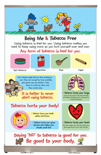 Being Me and Tobacco Free Tabletop Display