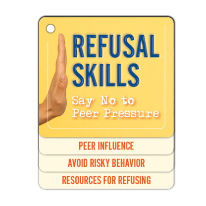 Refusal Skills Say No To Peer Pressure Flip Tips
