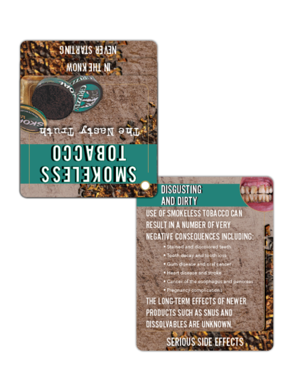 dangers of smokeless tobacco