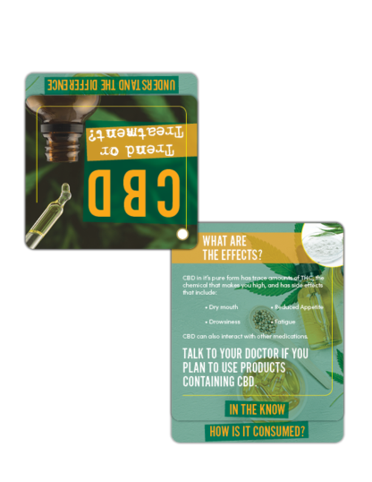 cbd awareness education materials