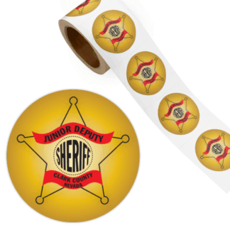 Custom Junior Deputy Sheriff Foil Badges