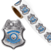 Custom Junior Police Officer Sticker Foil Badges