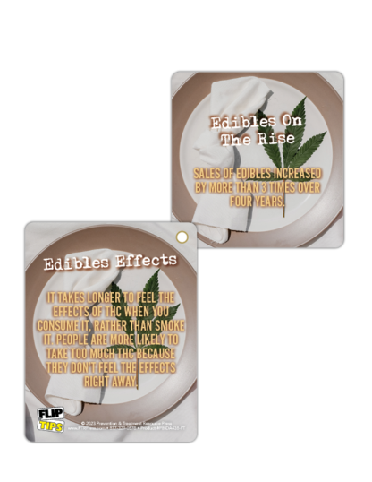 marijuana handout for prevention events