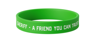 "Sheriff - A Friend You Can Trust" Wristband