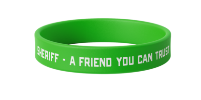"Sheriff - A Friend You Can Trust" Wristband