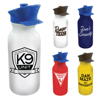 custom police cap bottles