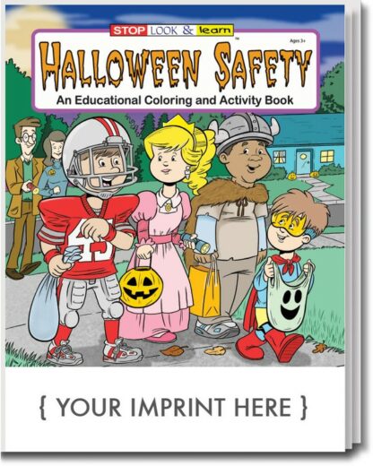 halloween safety coloring and activity books