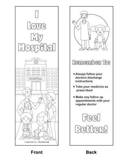 children hospital bookmarks