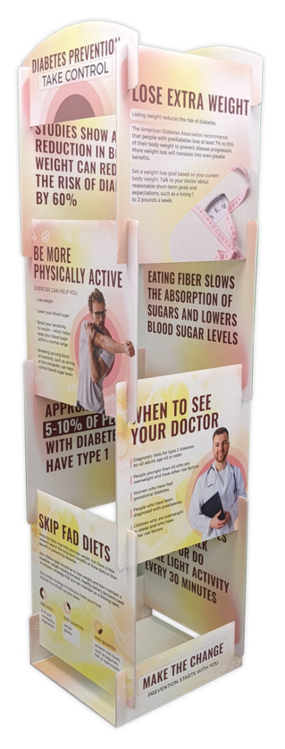 Diabetes Prevention Tabletop Tower