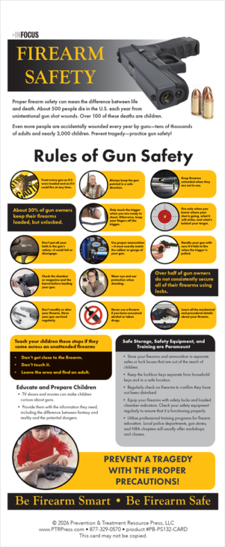 InFocus: Firearm Safety Presentation Card