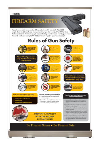 Firearm Safety Tabletop Display