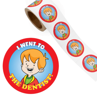 Dentist Boy Stickers Bravery Rewards for Kids Dental Visits
