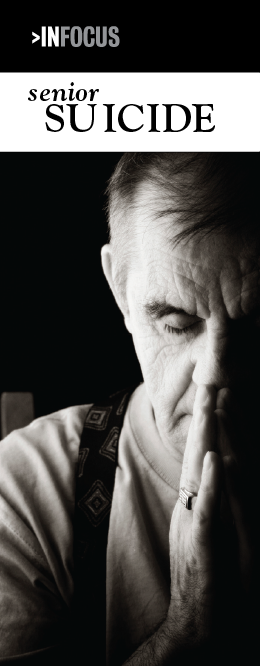 Senior Suicide Prevention Pamphlets