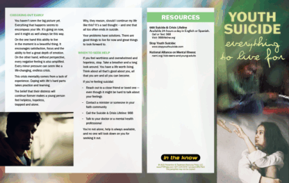 Youth Suicide Prevention Brochures & Handouts