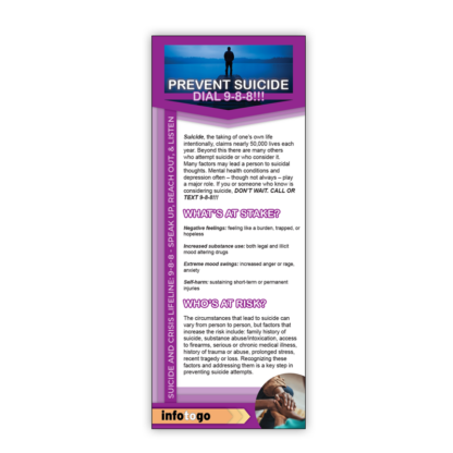 suicide prevention rack cards