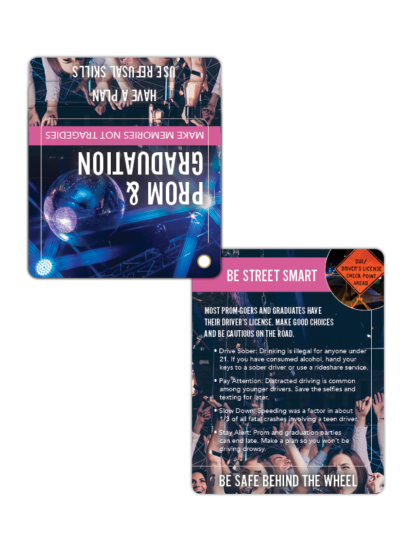 prom and graduation safety teaching tools