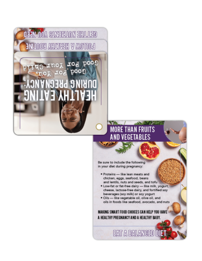 pregnancy eating habits handouts