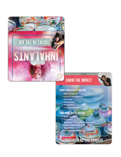 The dangers of inhalants teaching tool