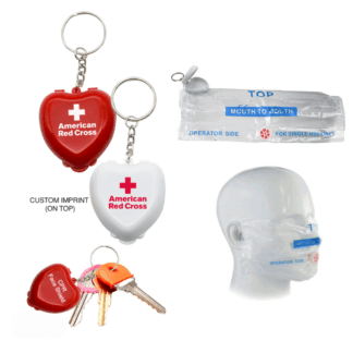 Custom CPR Mask Keychains