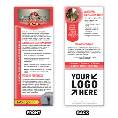 Personalized Nicotine Vaping and the Developing Brain Rack Cards