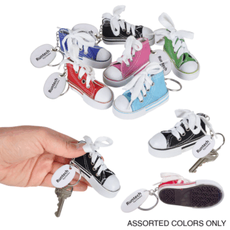 Custom Gym Shoe Key Chains Fun Sneaker Keytags