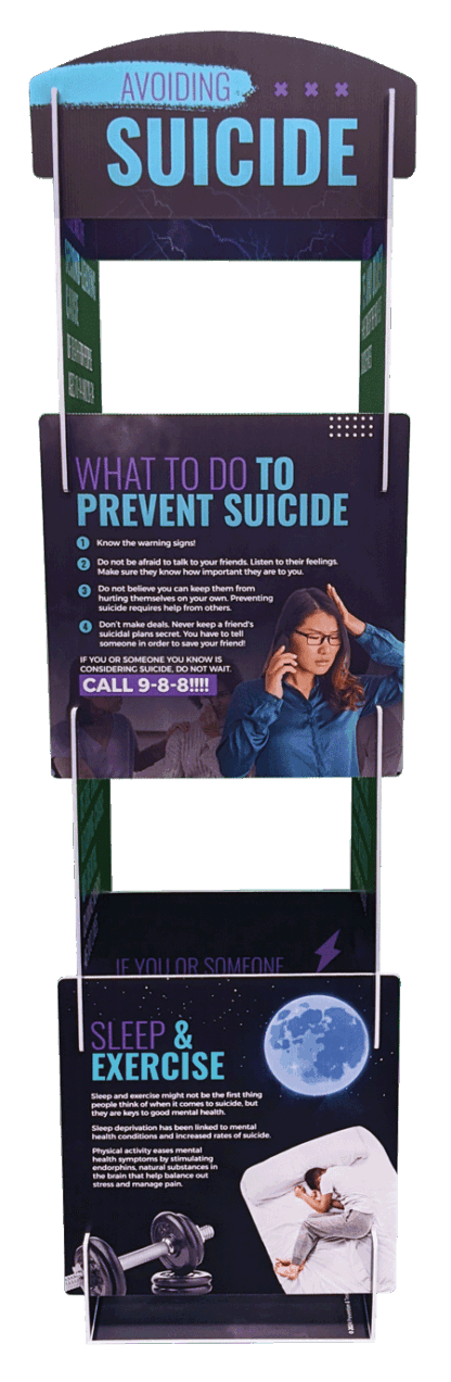 Suicide Prevention Cube Tower