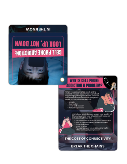 Cell Phone Addiction Outreach Tools