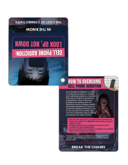 Cell Phone Addiction Education Tools