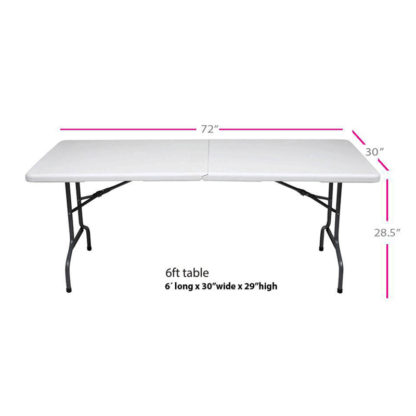 6 Foot Table