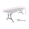 8 Foot Table