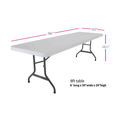 8 Foot Table