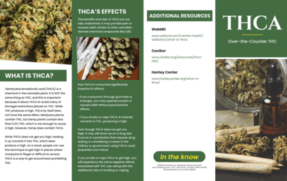 THCA Awareness Pamphlets
