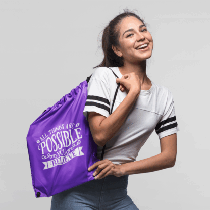 Custom Logo Drawstring Bags