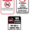 Welcome to Our Tobacco Free School Aluminum Signs