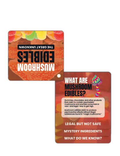 Mushroom Edibles Prevention Flip Guide