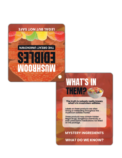 Mushroom Edibles Facts Handouts