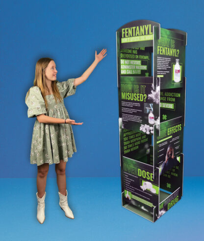 Fentanyl Effects Info Tower Display for Events