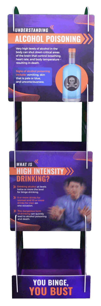 Binge Drinking Alcohol Info Tower