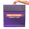 Binge Drinking Risks Display Tower