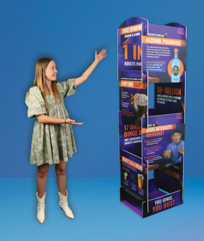 Binge Drinking Display Tower for Events