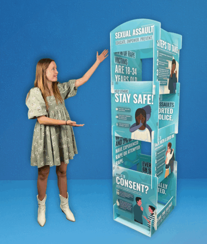 Sexual Assault Info Tower for Events