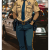 Woman Sheriff Photo Prop
